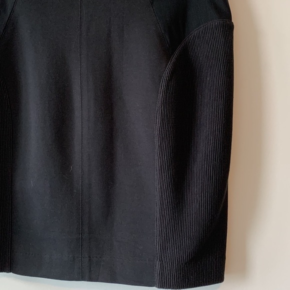 NEW! Madewell Black Ribbed Mini Skirt Size Small NWT - Picture 10 of 15
